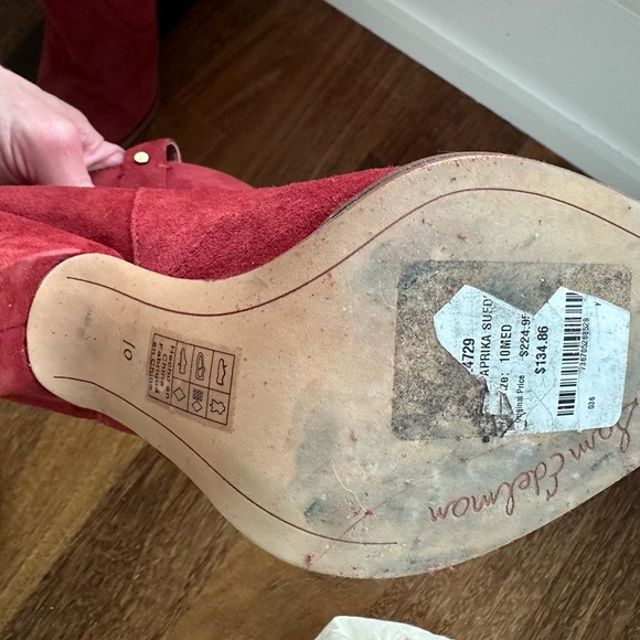 Sam Edelman suede ankle boots size 10 - Picture 8 of 9